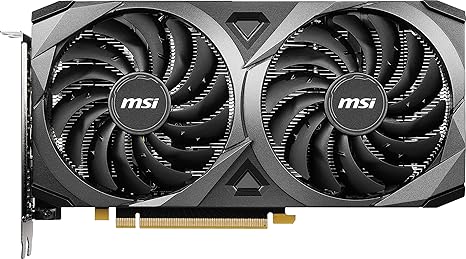 MSI GeForce RTX 3060 Ventus 2X 12G OC, Gaming Graphics Card - NVIDIA RTX 3060