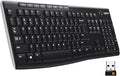 Logitech K270 Wireless Keyboard for Windows, 2.4 GHz Wireless